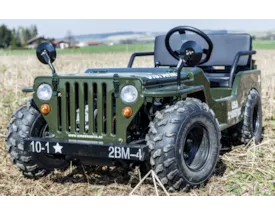 HILLBIL Offroad Mini Willys Jeep 150 ccm Benzinmotor Motorjeep