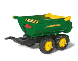 ROLLY TOYS John Deere HalfPipe Anhänger für Peg Perego Traktoren